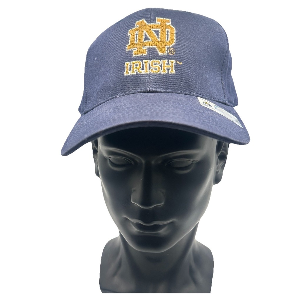 Notre Dame Hat Cap Adjustable Blue Gold NCAA Adult, Lights Up! Official